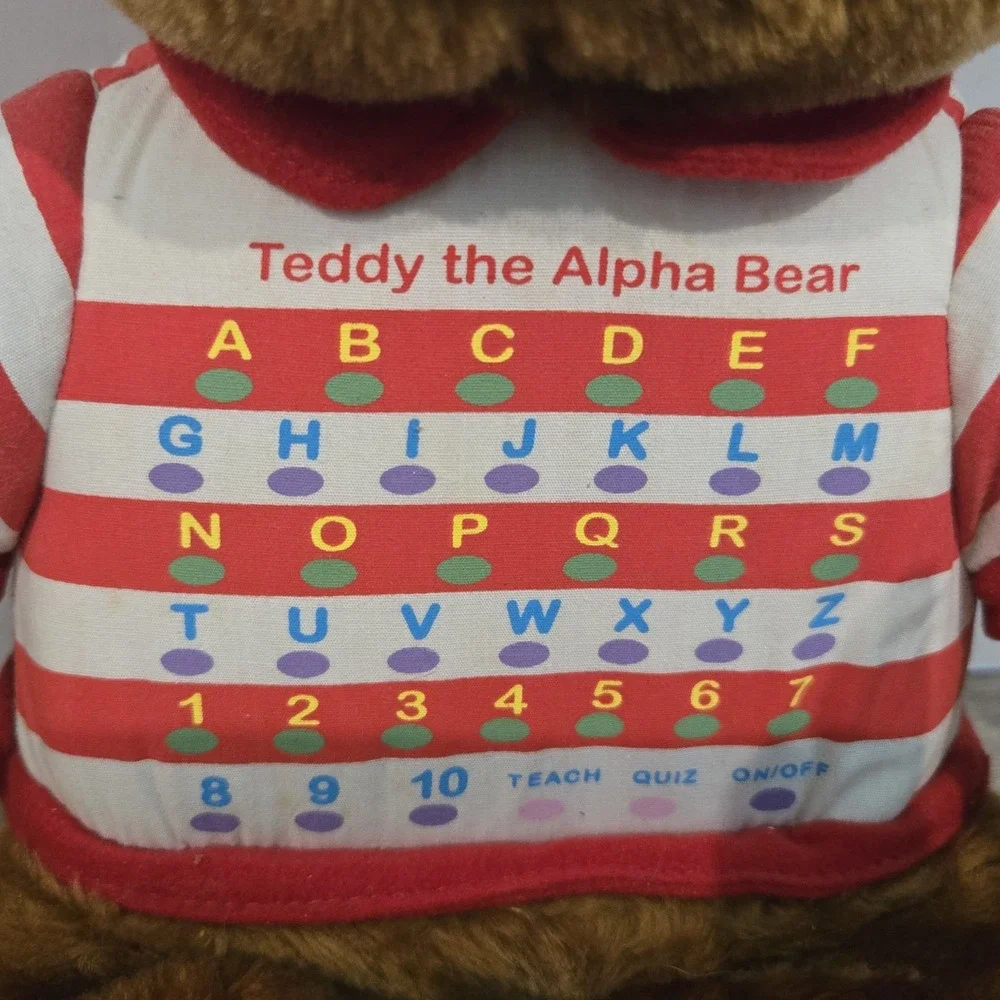 Teddy The Alpha-Bear Plush‎ Talking Stuffed Learning Toy 14